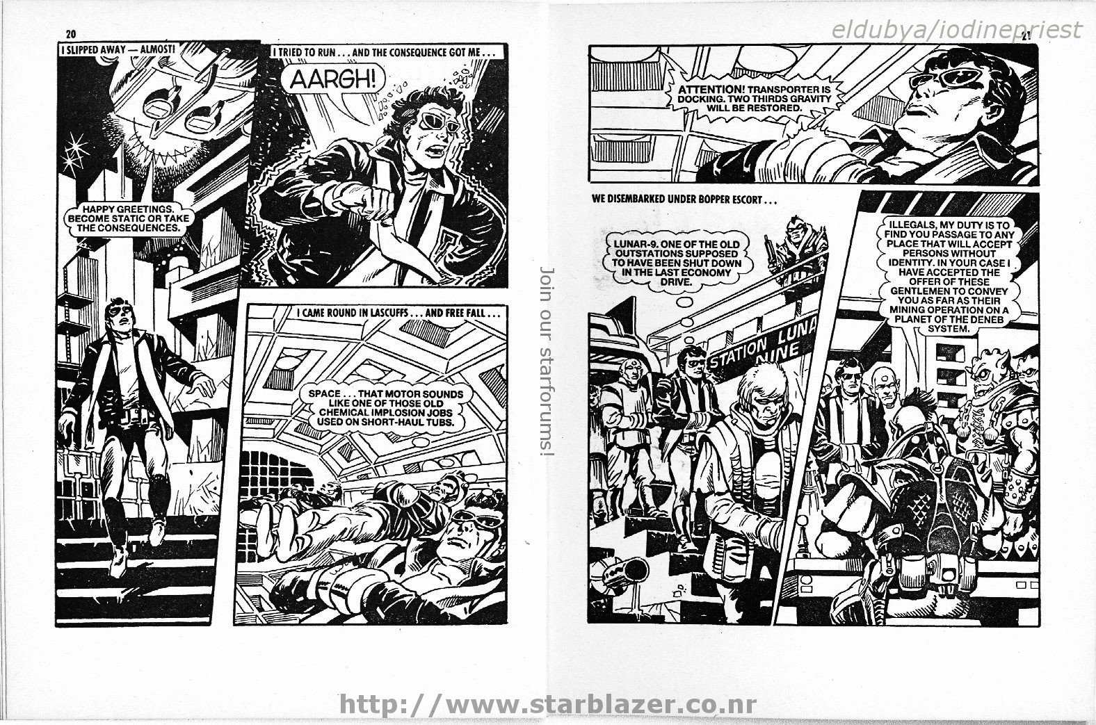 Read online Starblazer comic -  Issue #203 - 12