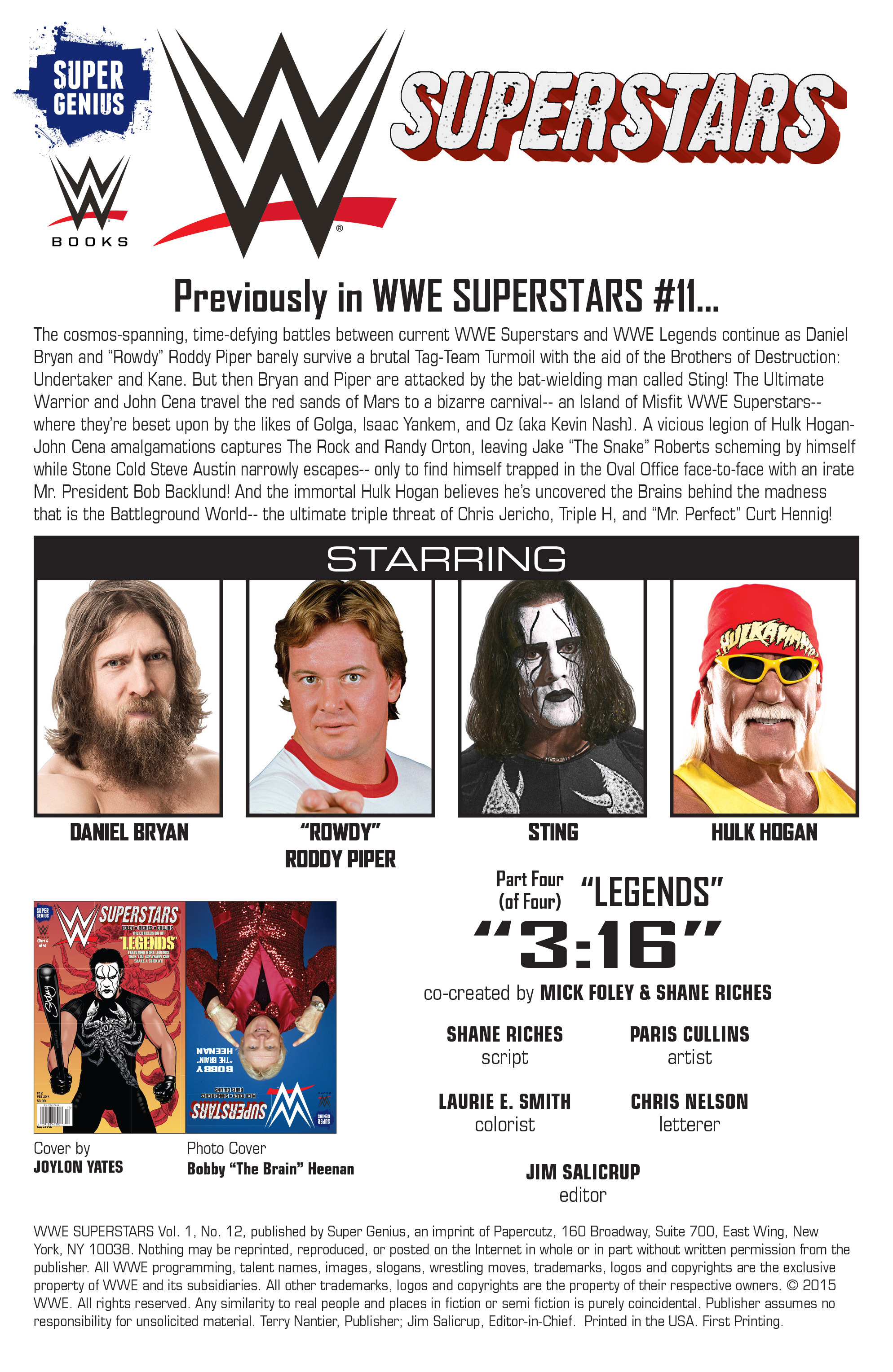 Read online WWE Superstars comic -  Issue #12 - 2