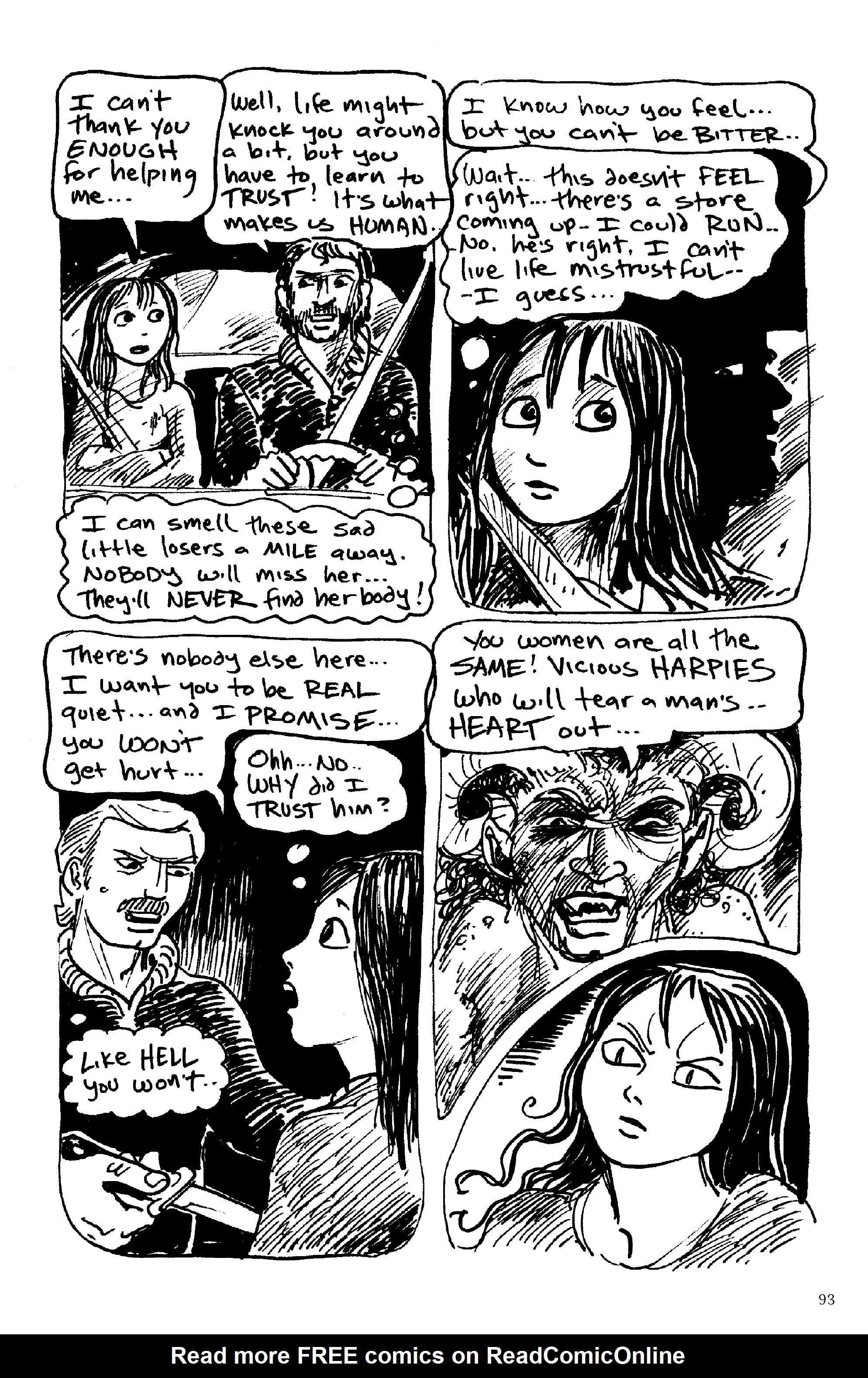 Read online Drawing Lines: An Anthology of Women Cartoonists comic -  Issue # TPB - 93