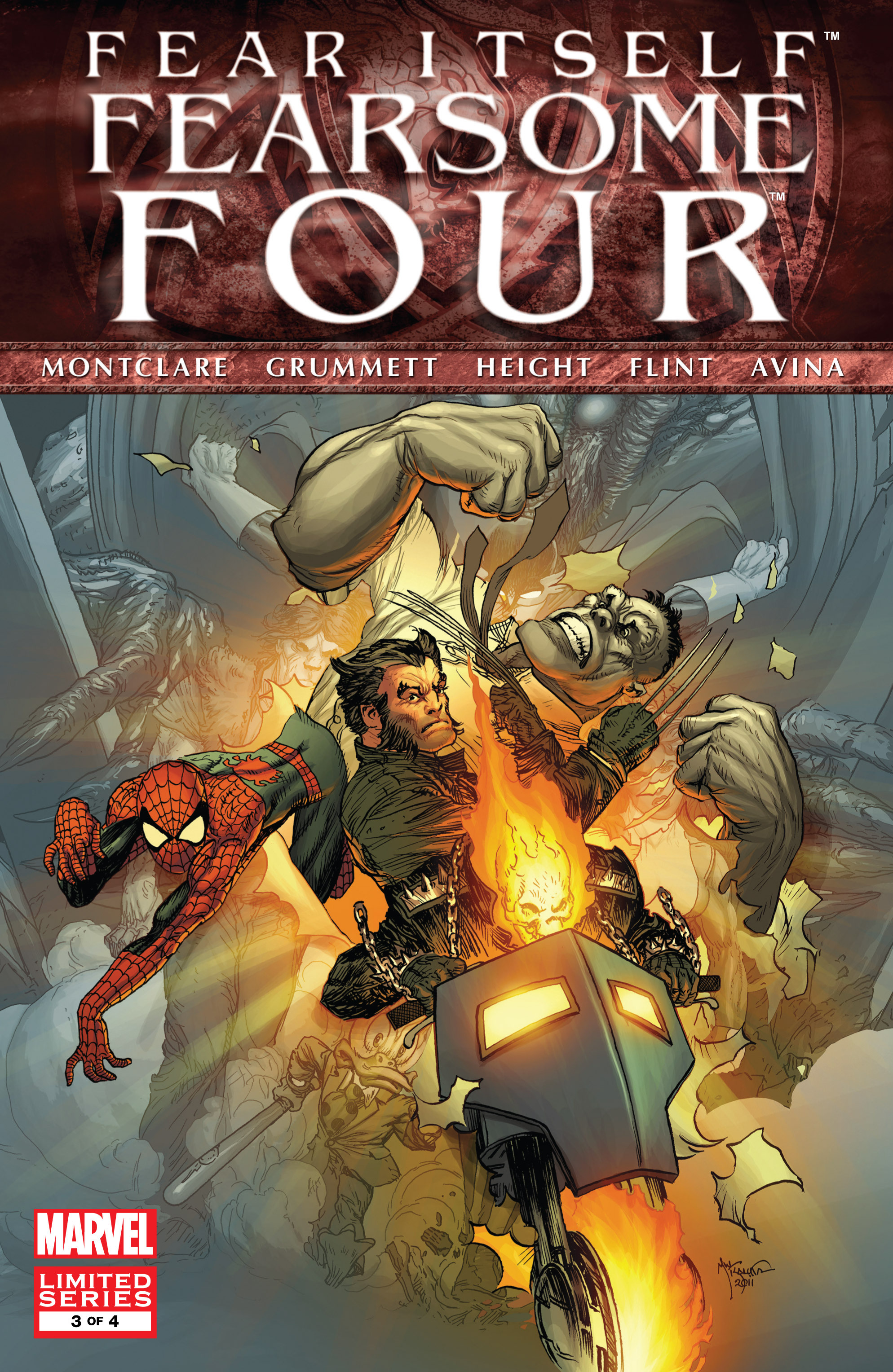 Read online Fear Itself: Fearsome Four comic -  Issue #3 - 1