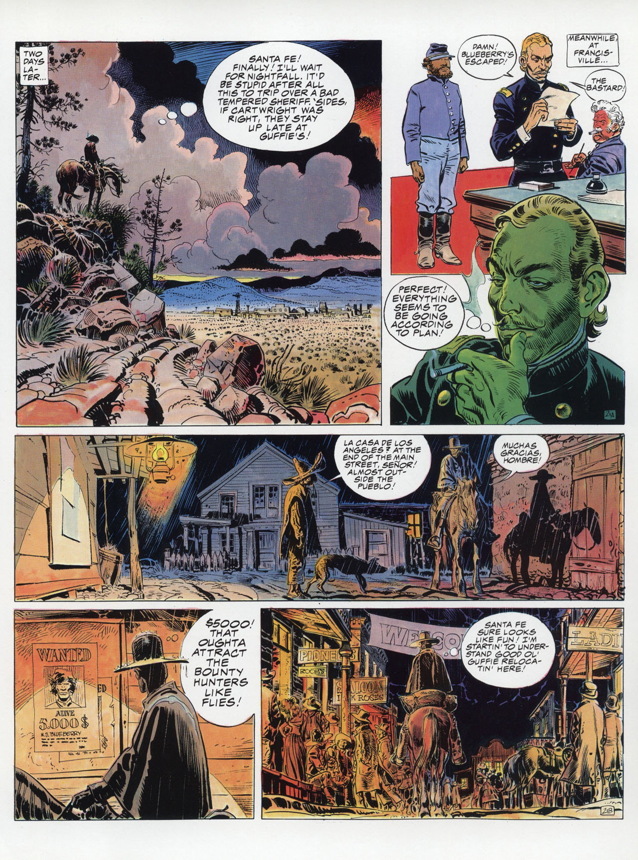 Read online Epic Graphic Novel: Blueberry comic -  Issue #2 - 91