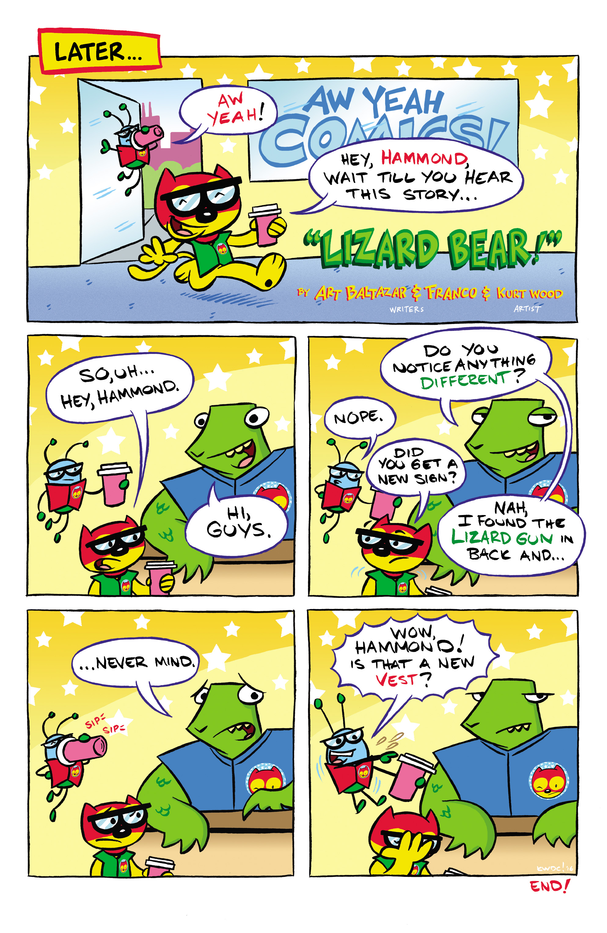 Read online Aw Yeah Comics: Action Cat & Adventure Bug comic -  Issue #1 - 24