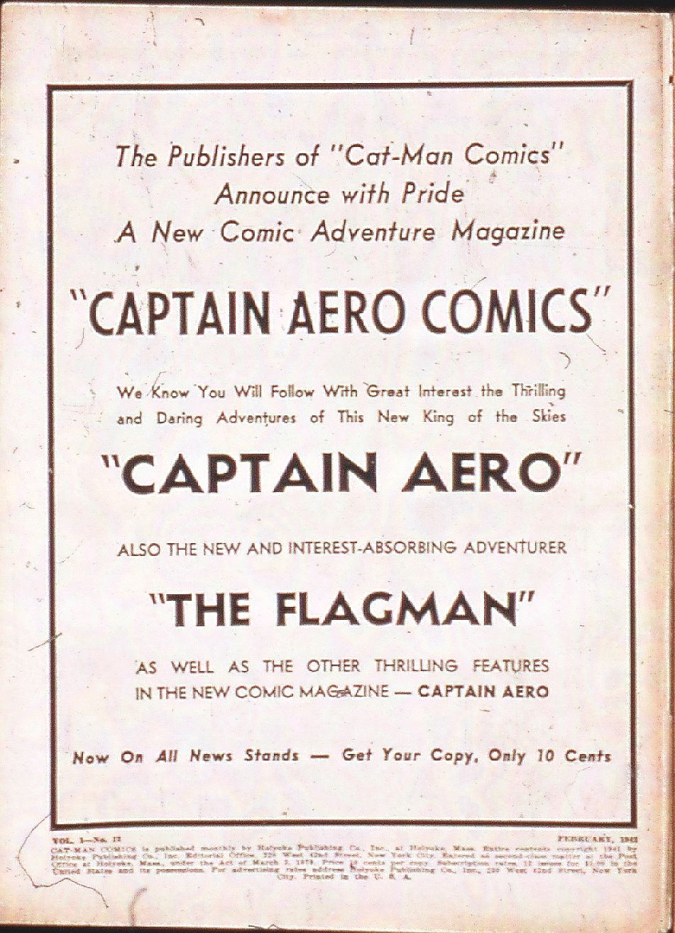 Read online Cat-Man Comics comic -  Issue #7 - 2