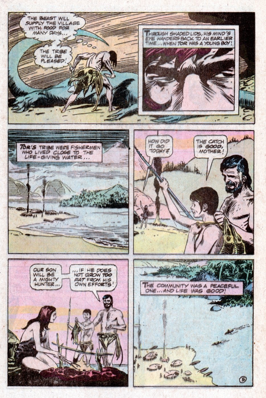 Read online Tor (1975) comic -  Issue #1 - 5