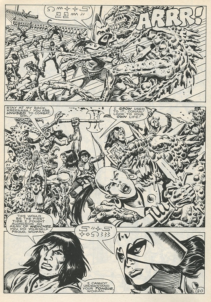 Read online The Savage Sword Of Conan comic -  Issue #141 - 36