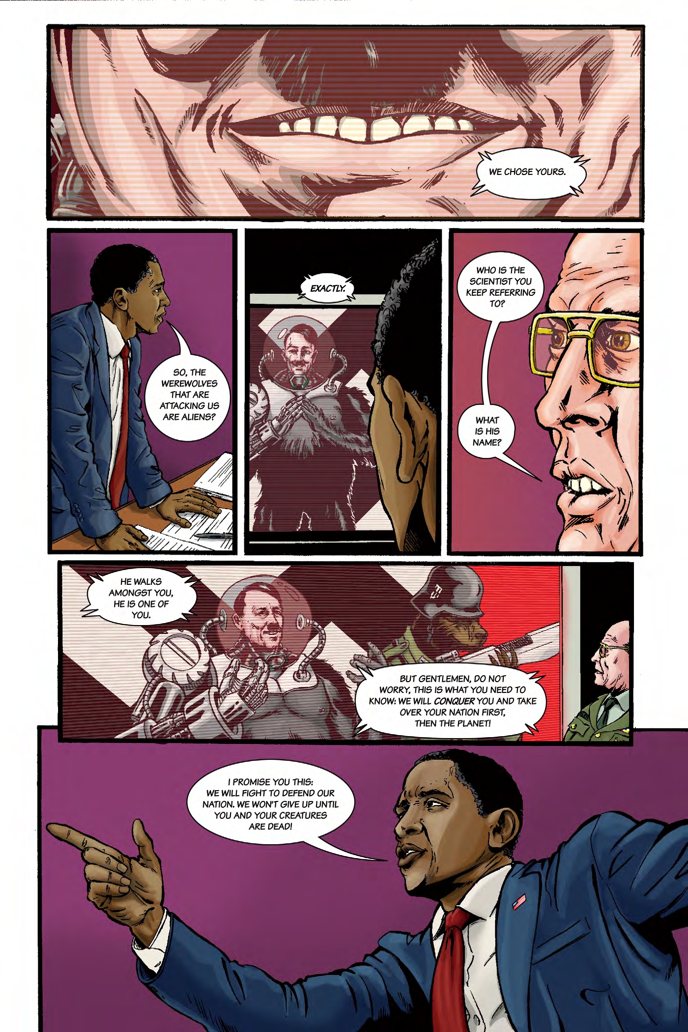 Read online Nazi Werewolves from Outer Space comic -  Issue #4 - 20