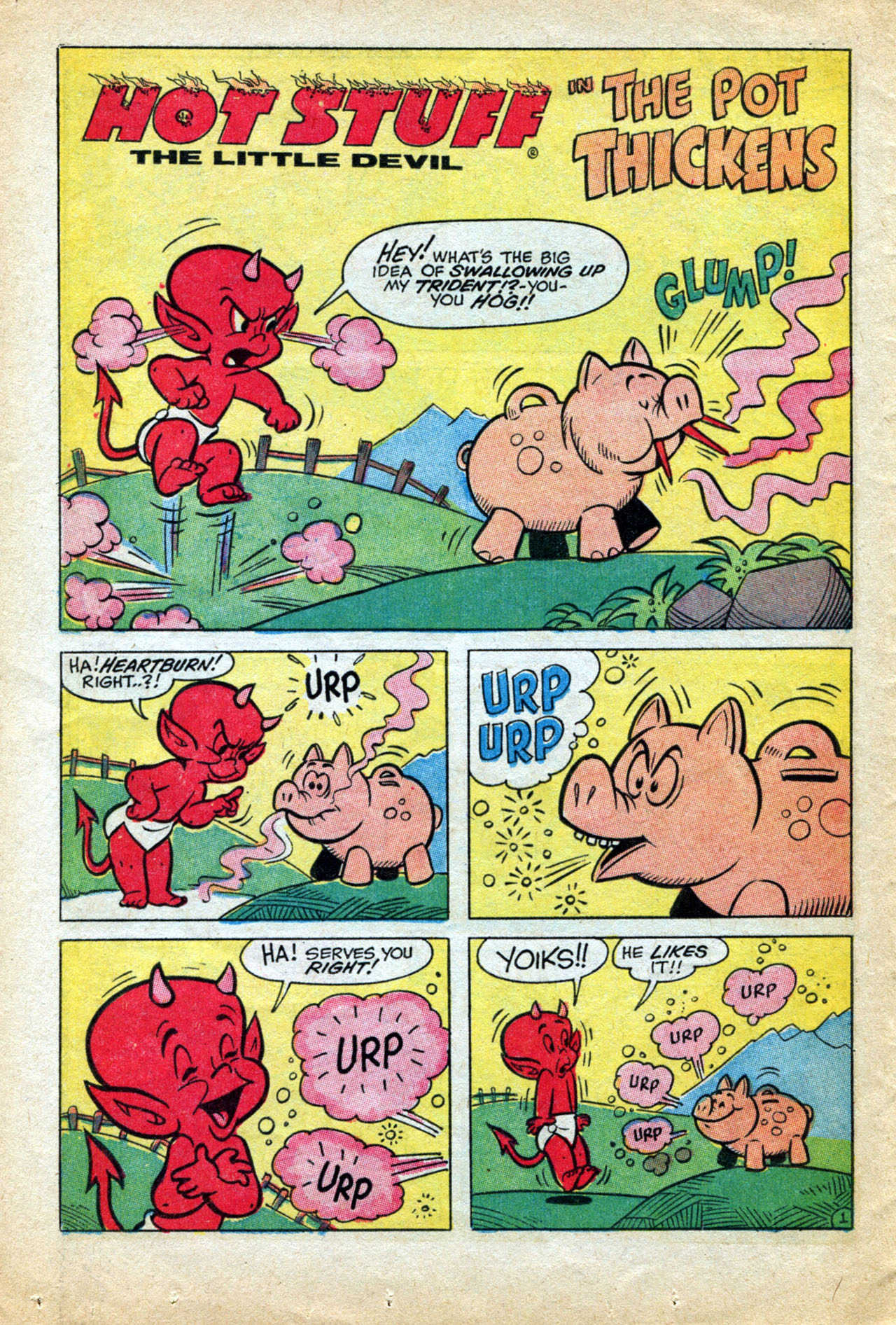 Read online Hot Stuff, the Little Devil comic -  Issue #74 - 12