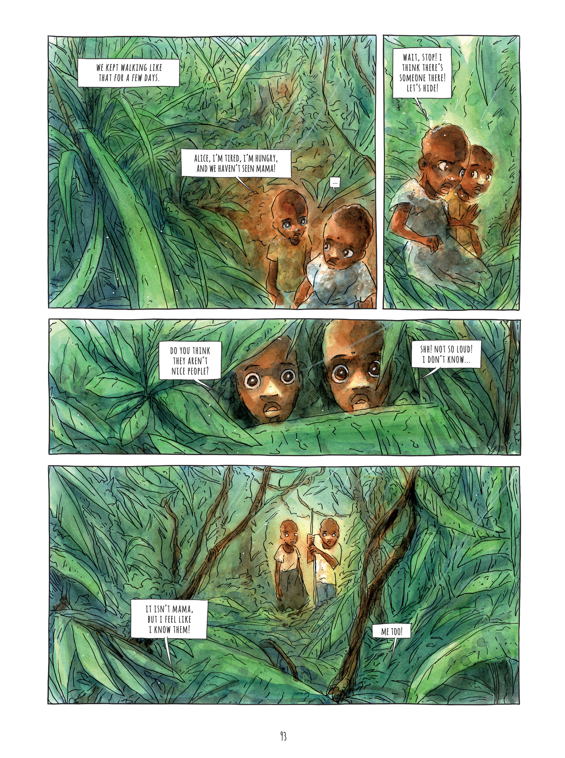 Read online Alice on the Run: One Child's Journey Through the Rwandan Civil War comic -  Issue # TPB - 92