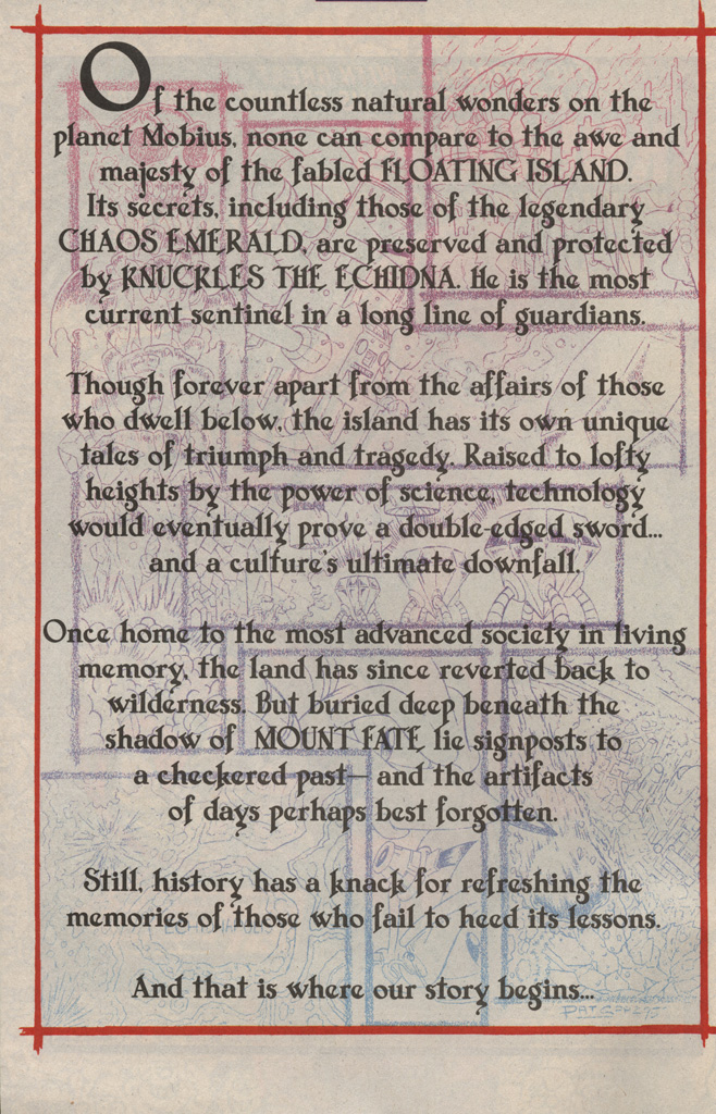 Read online Sonic's Friendly Nemesis, Knuckles comic -  Issue #1 - 4