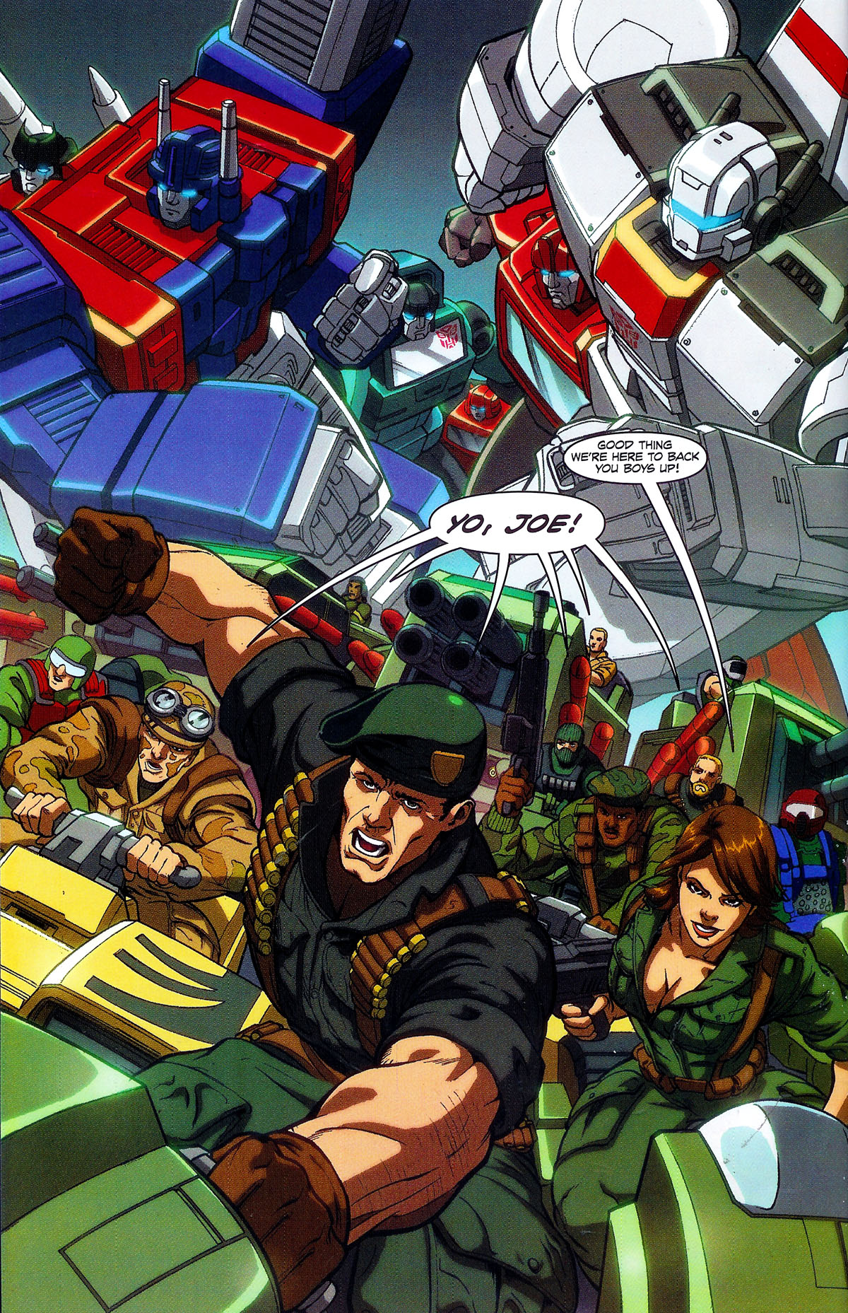 Read online G.I. Joe vs. The Transformers III: The Art of War comic -  Issue #5 - 8