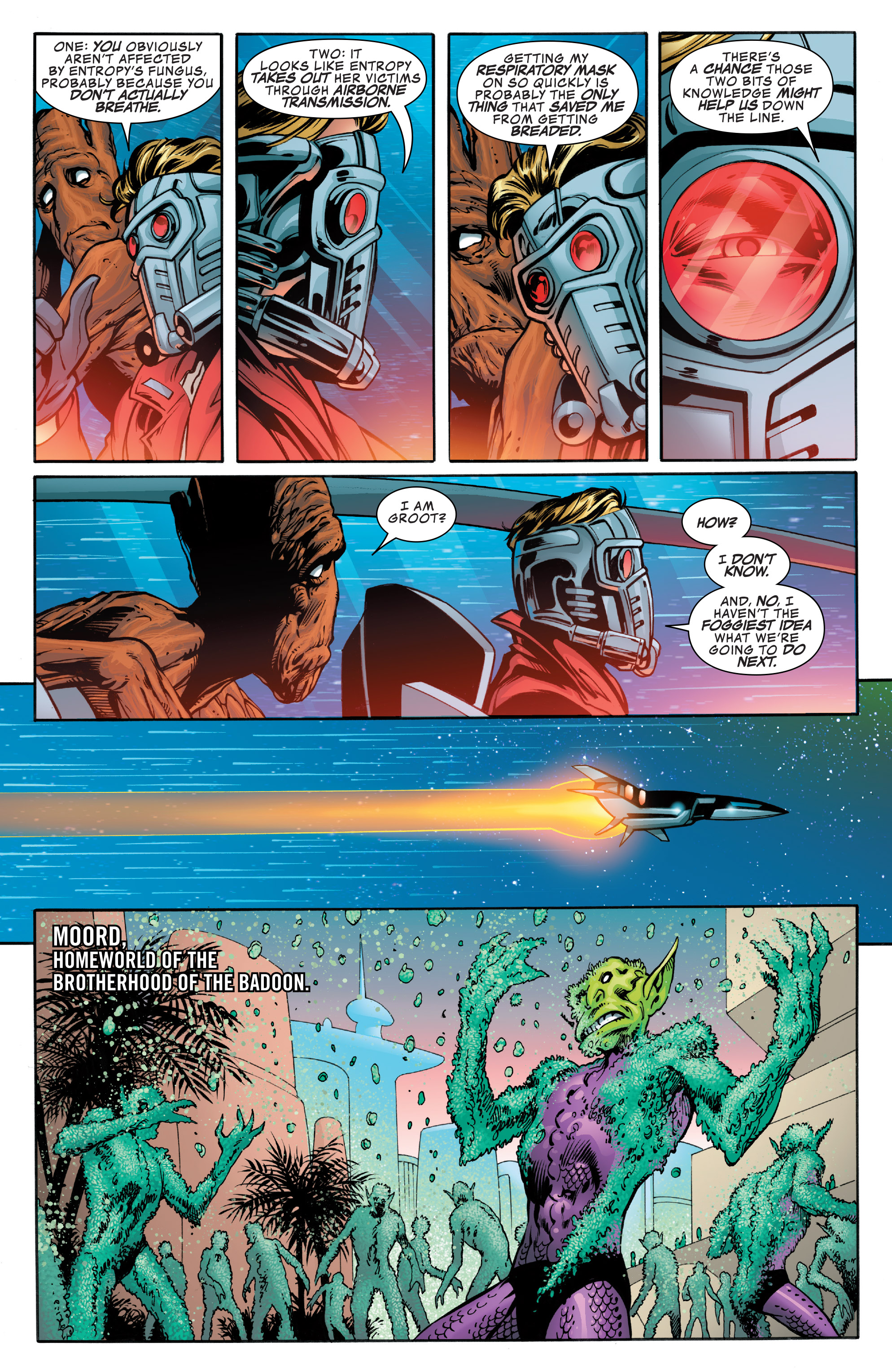 Read online Guardians of the Galaxy: Mother Entropy comic -  Issue #4 - 17