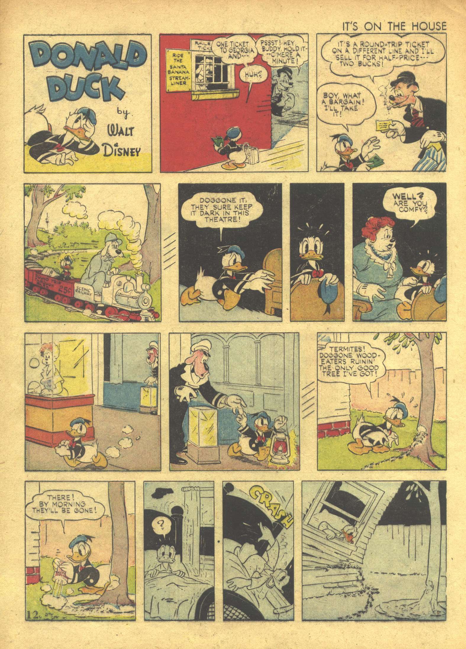Read online Walt Disney's Comics and Stories comic -  Issue #23 - 14