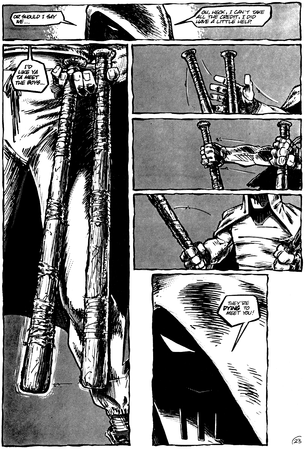 Read online Teenage Mutant Ninja Turtles (1984) comic -  Issue #10 - 24