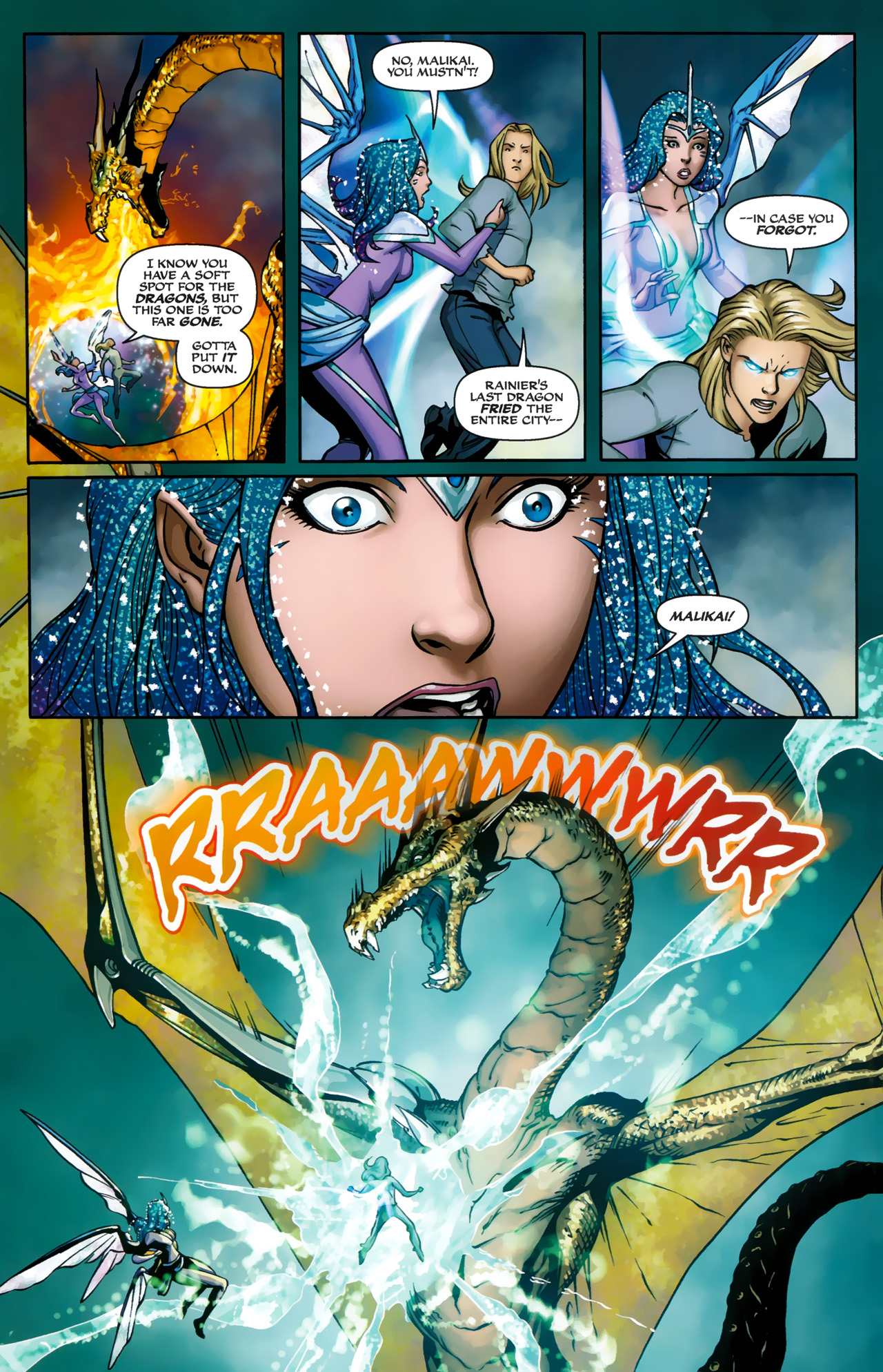 Read online Michael Turner's Soulfire (2009) comic -  Issue #9 - 15