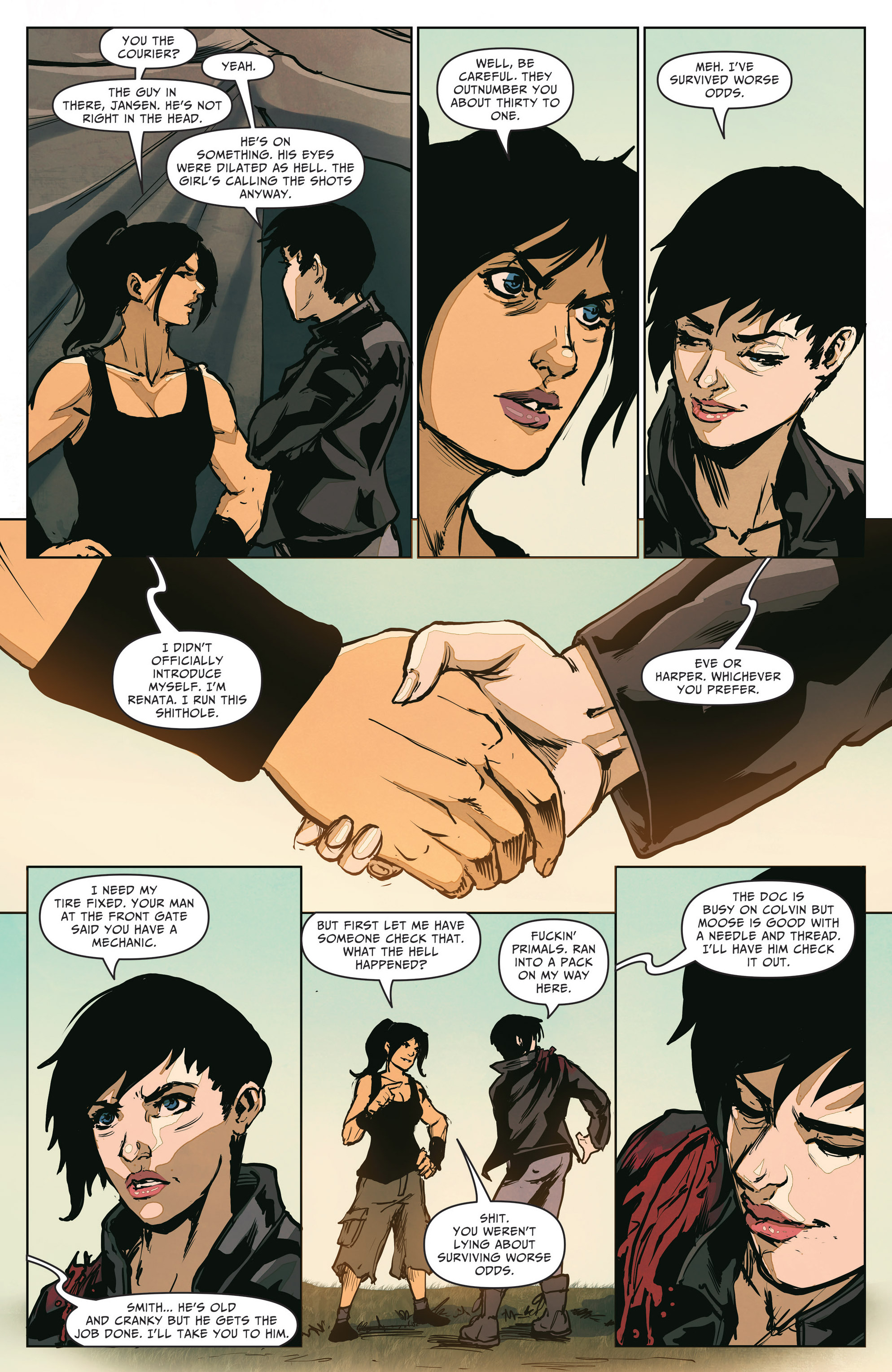 Read online The Courier comic -  Issue #2 - 10