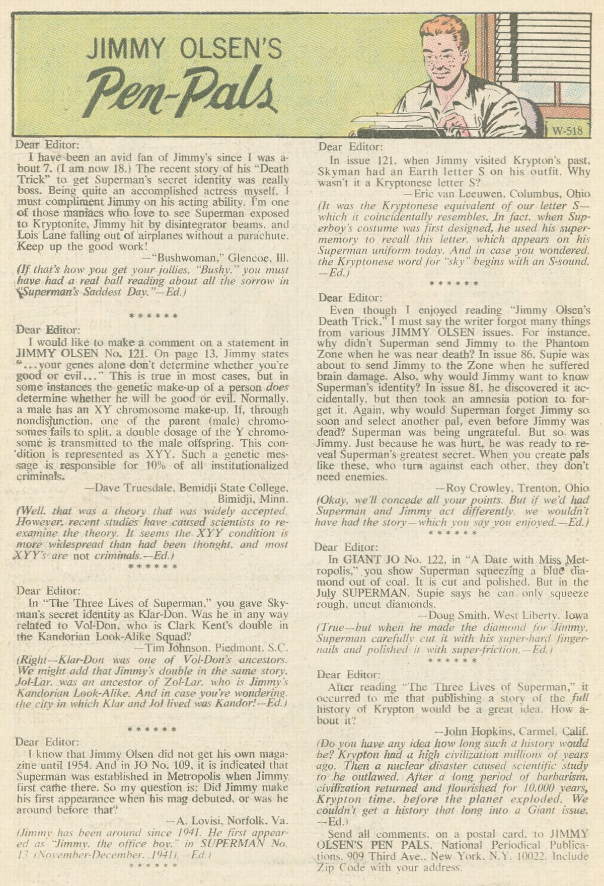 Read online Superman's Pal Jimmy Olsen comic -  Issue #125 - 34