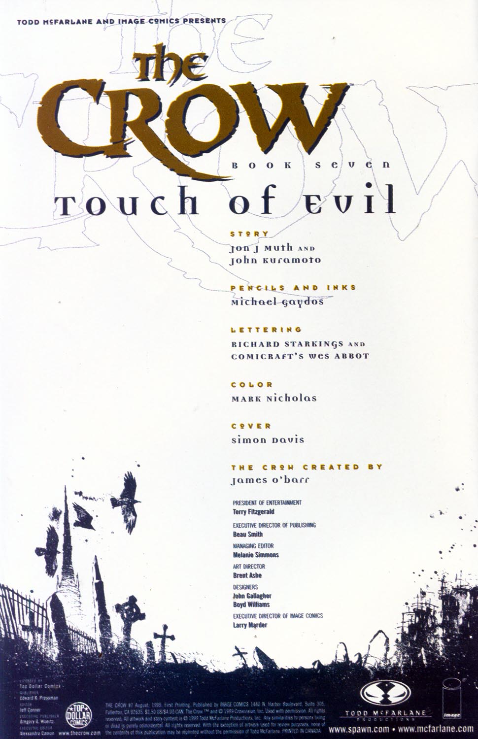 Read online The Crow (1999) comic -  Issue #7 - 2
