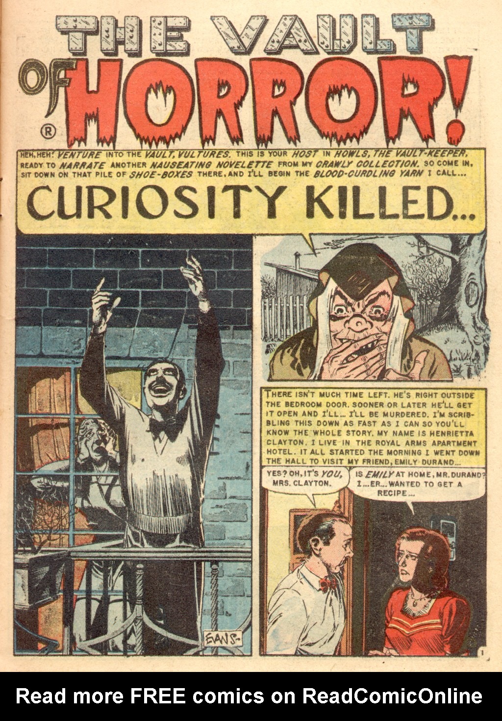Read online Tales From The Crypt (1950) comic -  Issue #36 - 12