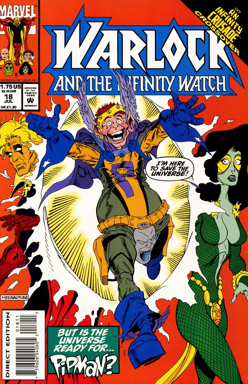 Read online Warlock and the Infinity Watch comic -  Issue #18 - 1