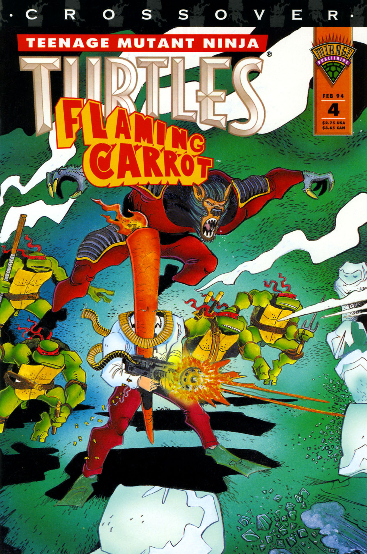 Teenage Mutant Ninja Turtles/Flaming Carrot Crossover Issue #4 #4 - English 1