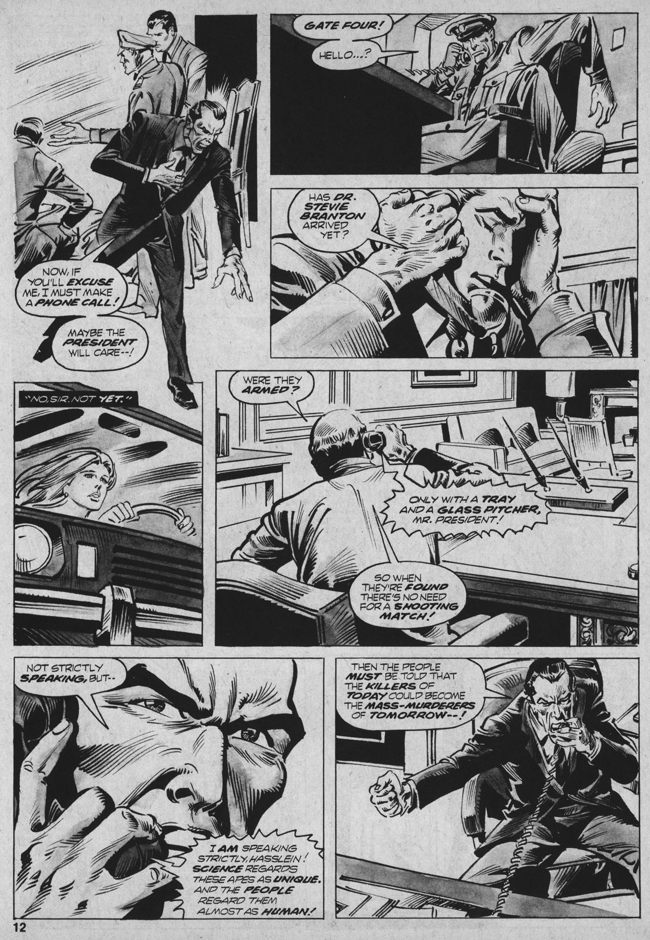 Read online Planet of the Apes comic -  Issue #16 - 12