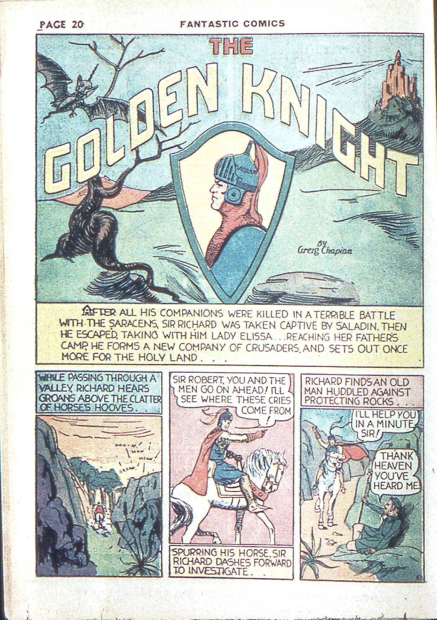 Read online Fantastic Comics comic -  Issue #3 - 23