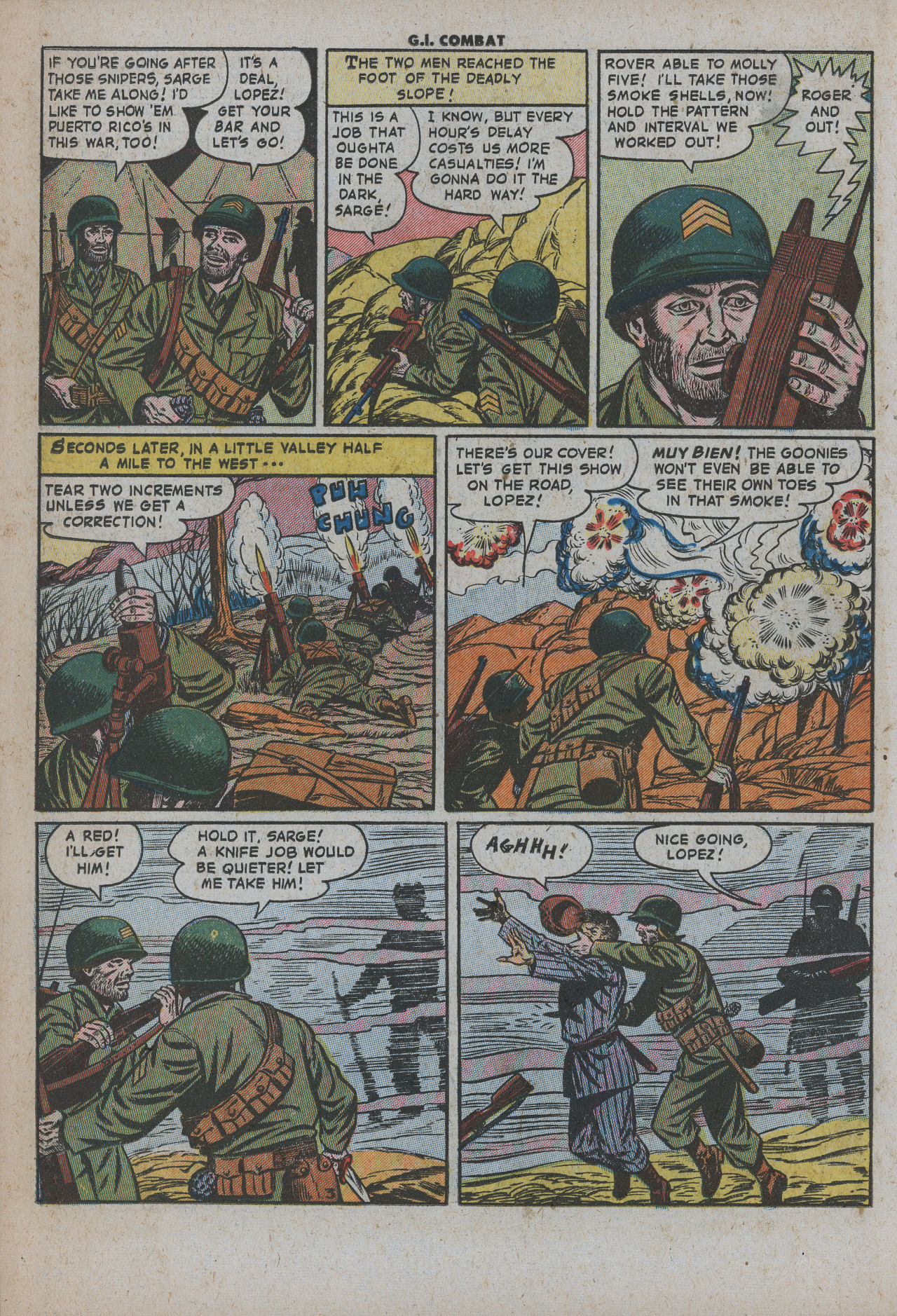 Read online G.I. Combat (1952) comic -  Issue #11 - 14