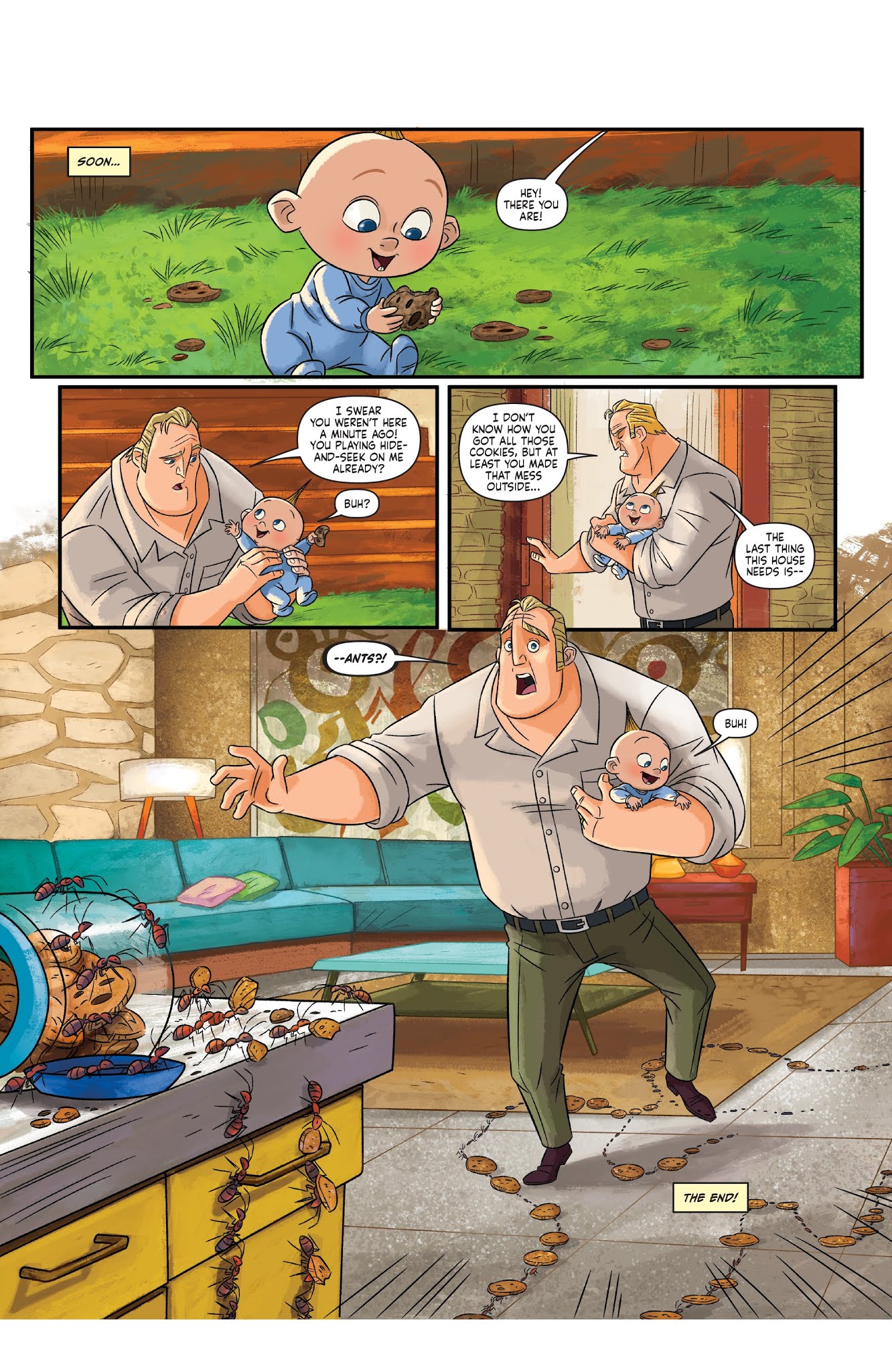 Read online Disney / Pixar The Incredibles 2: Crisis In Mid-Life! & Other Stories comic -  Issue #2 - 22