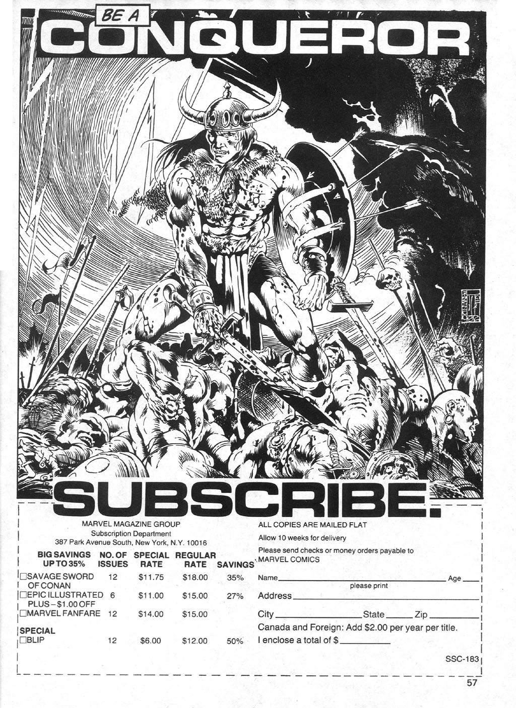 Read online The Savage Sword Of Conan comic -  Issue #93 - 57