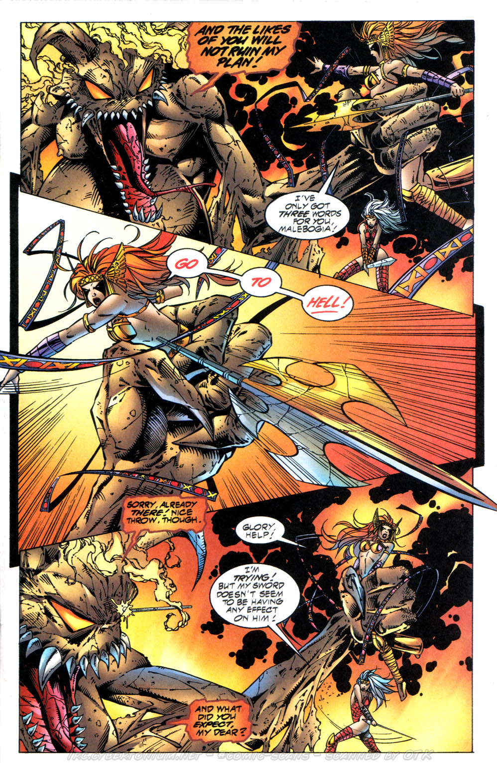 Read online Glory/Angela:  Angels in Hell comic -  Issue # Full - 13