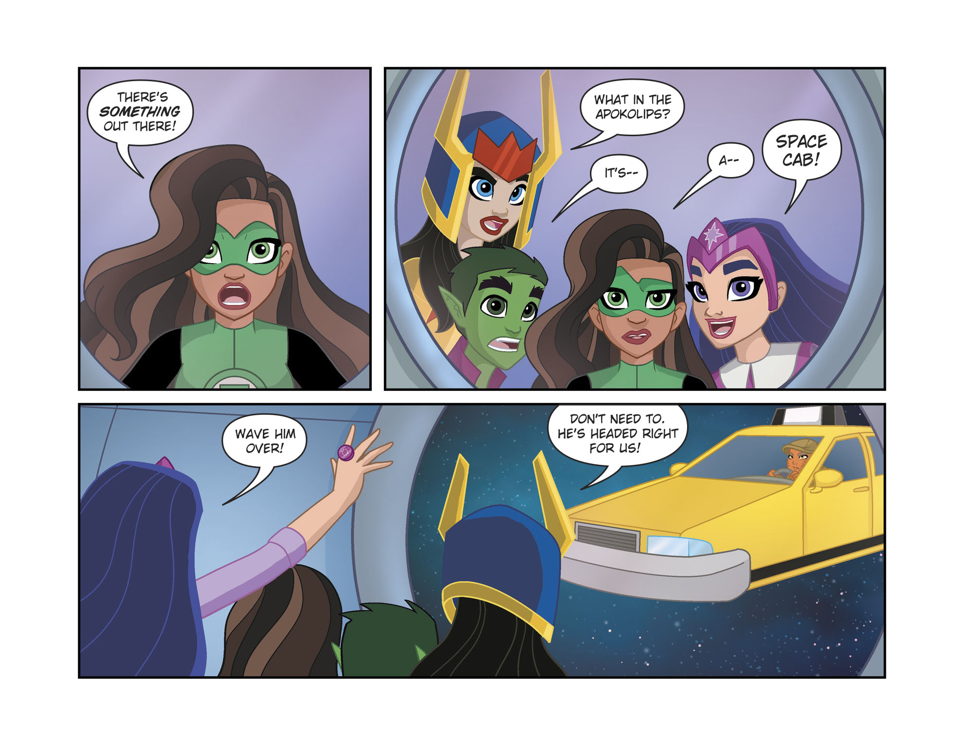 Read online DC Super Hero Girls: Spaced Out comic -  Issue #6 - 6