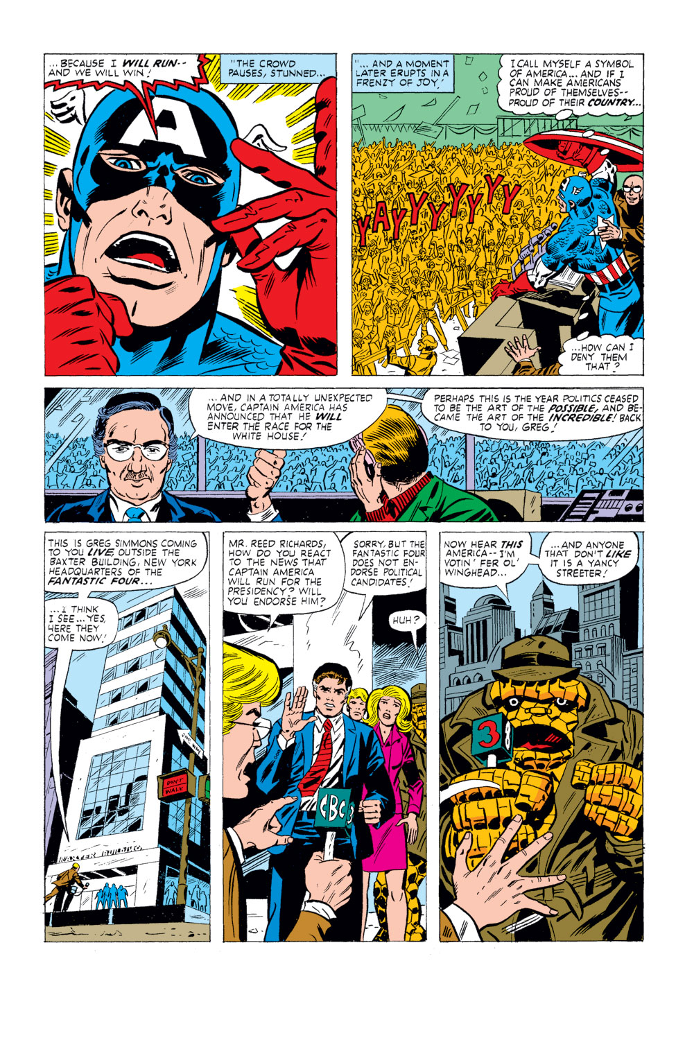 Read online What If? (1977) comic -  Issue #26 - Captain America had been elected president - 4