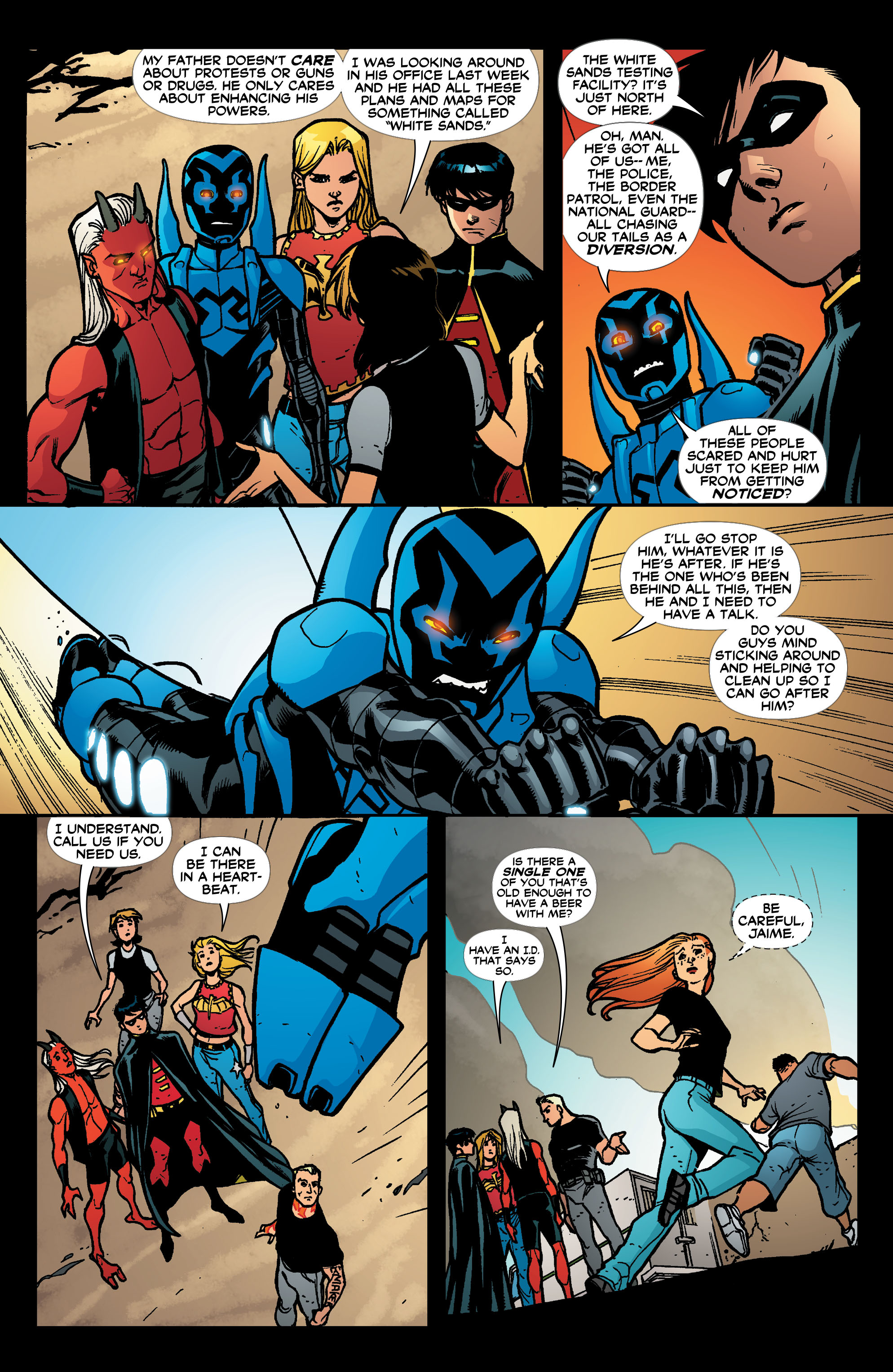 Read online Blue Beetle (2006) comic -  Issue #33 - 21