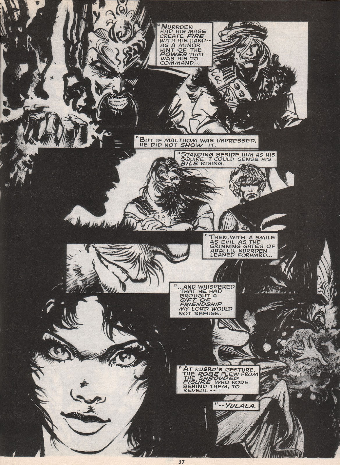 The Savage Sword Of Conan issue 222 - Page 38
