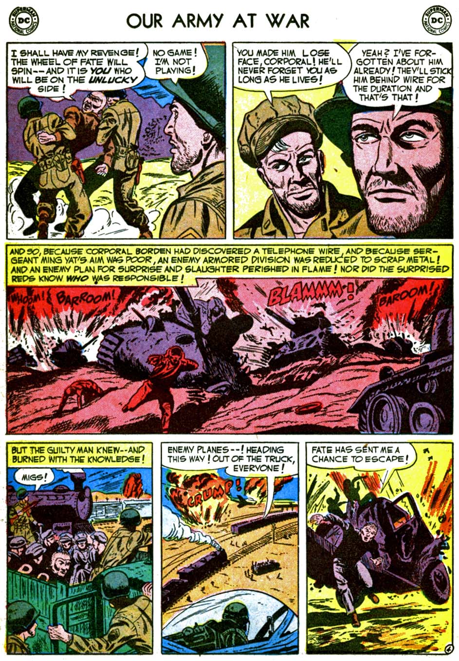 Read online Our Army at War (1952) comic -  Issue #6 - 22