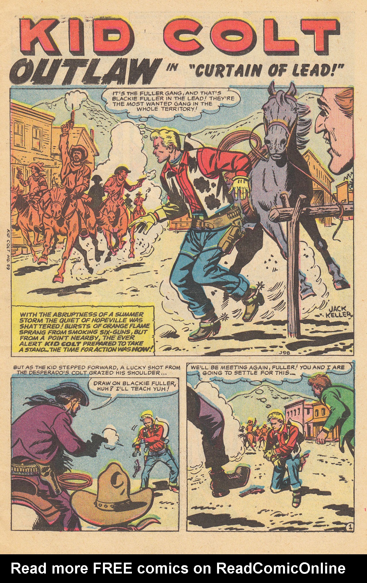 Read online Kid Colt Outlaw comic -  Issue #59 - 3
