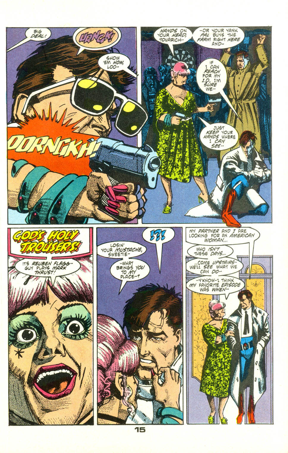 Read online American Flagg! comic -  Issue #25 - 17
