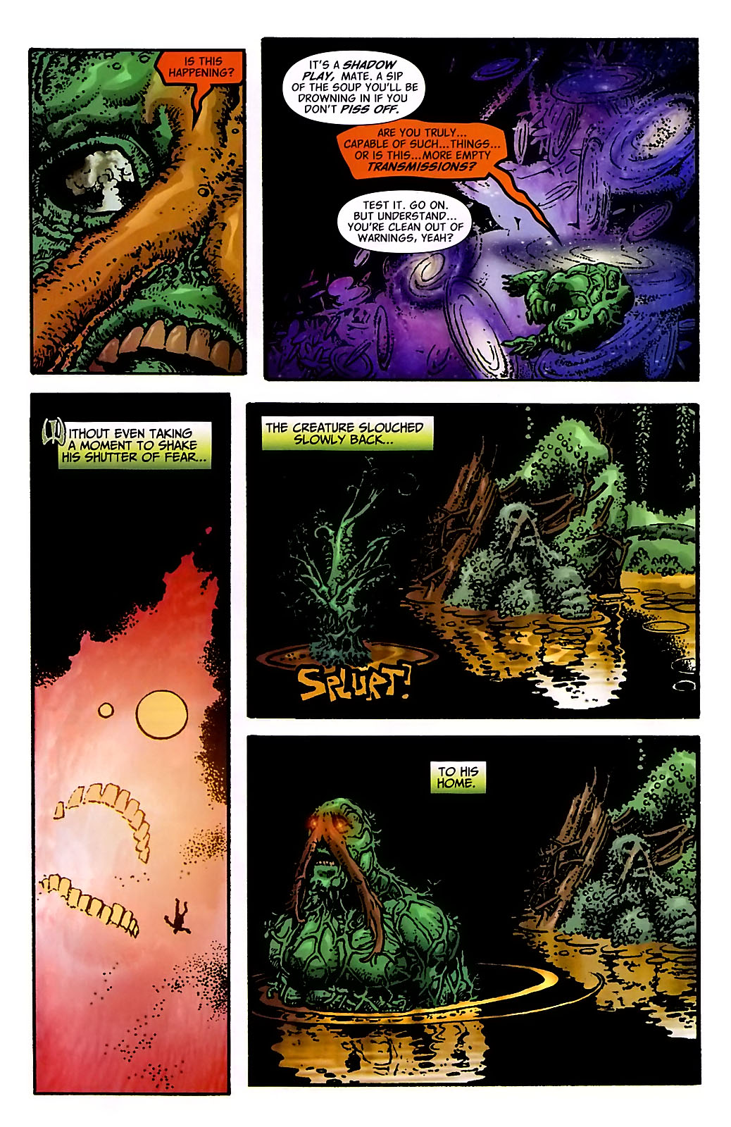 Read online Swamp Thing (2004) comic -  Issue #20 - 23