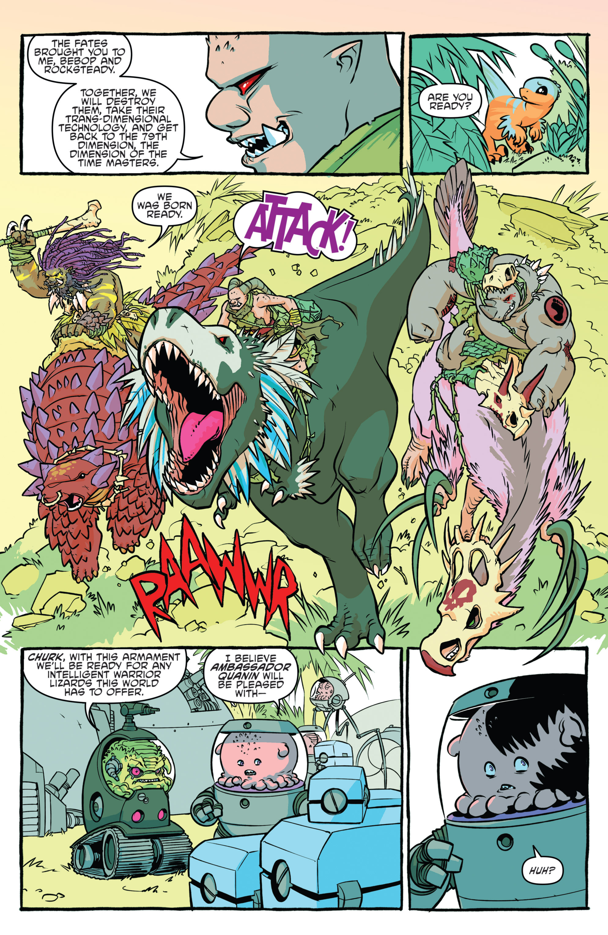 Read online Teenage Mutant Ninja Turtles Bebop & Rocksteady Destroy Everything comic -  Issue #2 - 7