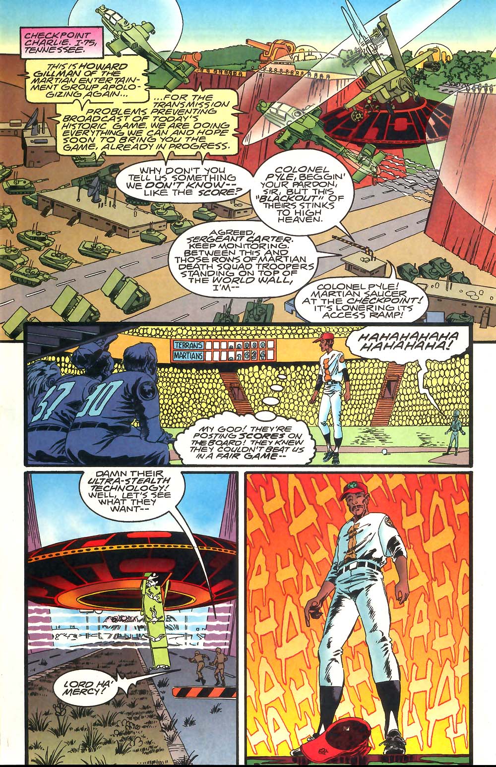 Read online Mars Attacks Baseball Special comic -  Issue # Full - 8