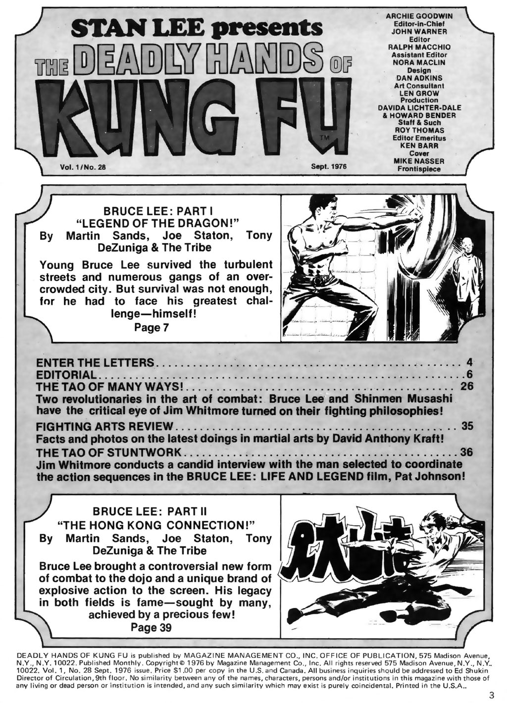 Read online The Deadly Hands of Kung Fu comic -  Issue #28 - 3