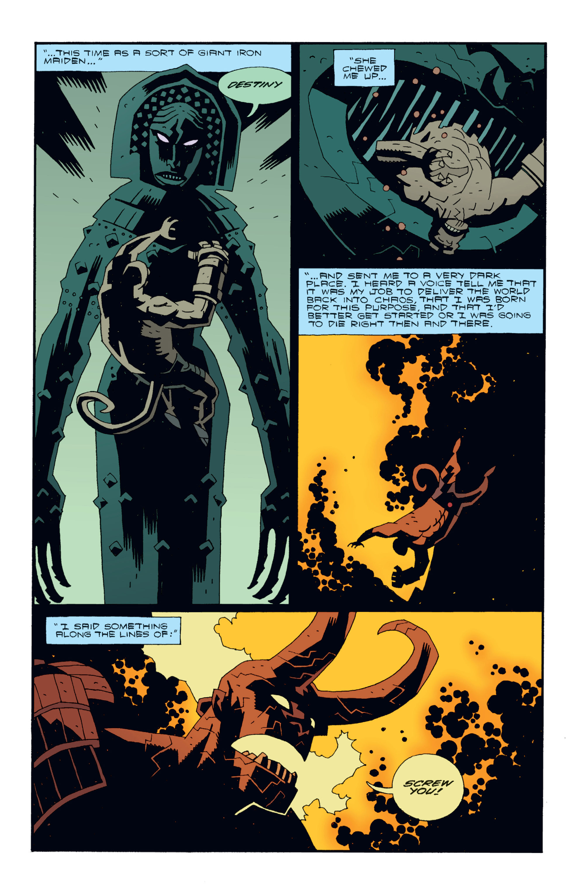 Read online Hellboy comic -  Issue #4 - 72