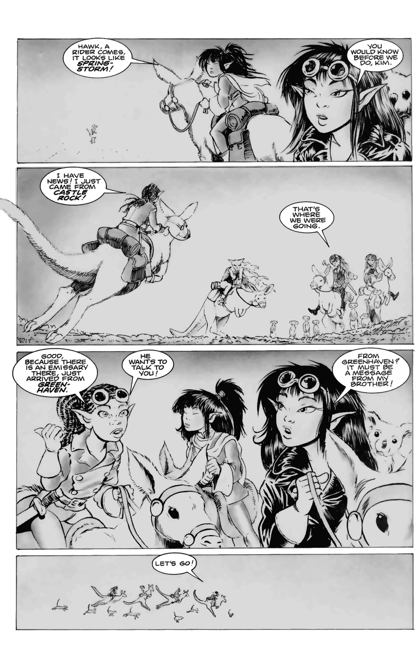 Read online ElfLord (1997) comic -  Issue #6 - 9