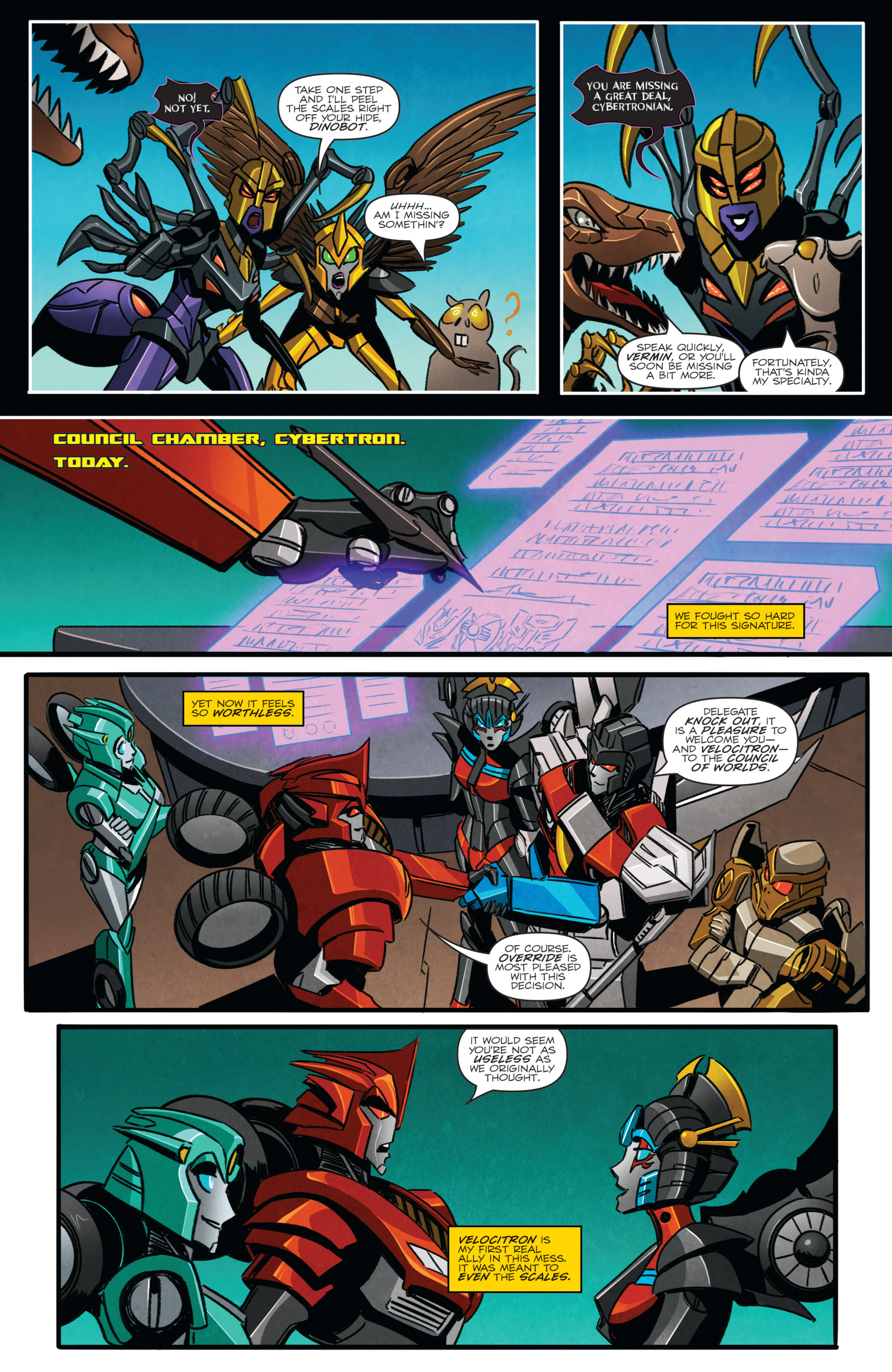 Read online The Transformers: Windblade (2015) comic -  Issue #6 - 11