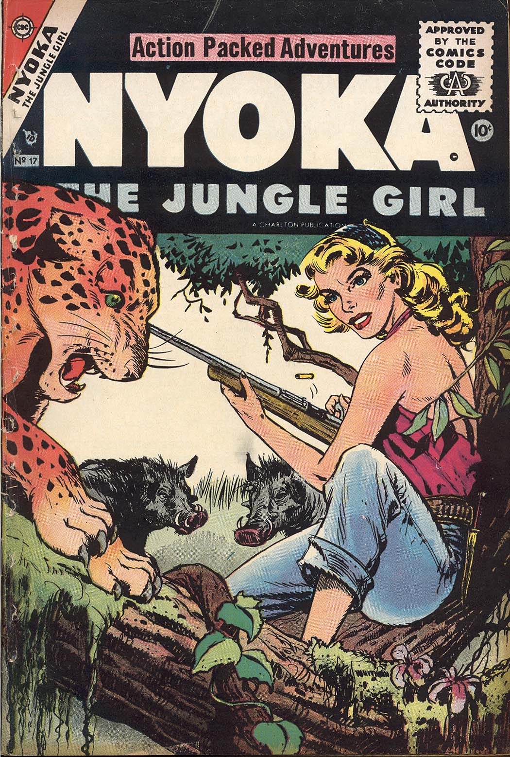 Read online Nyoka the Jungle Girl (1955) comic -  Issue #17 - 1