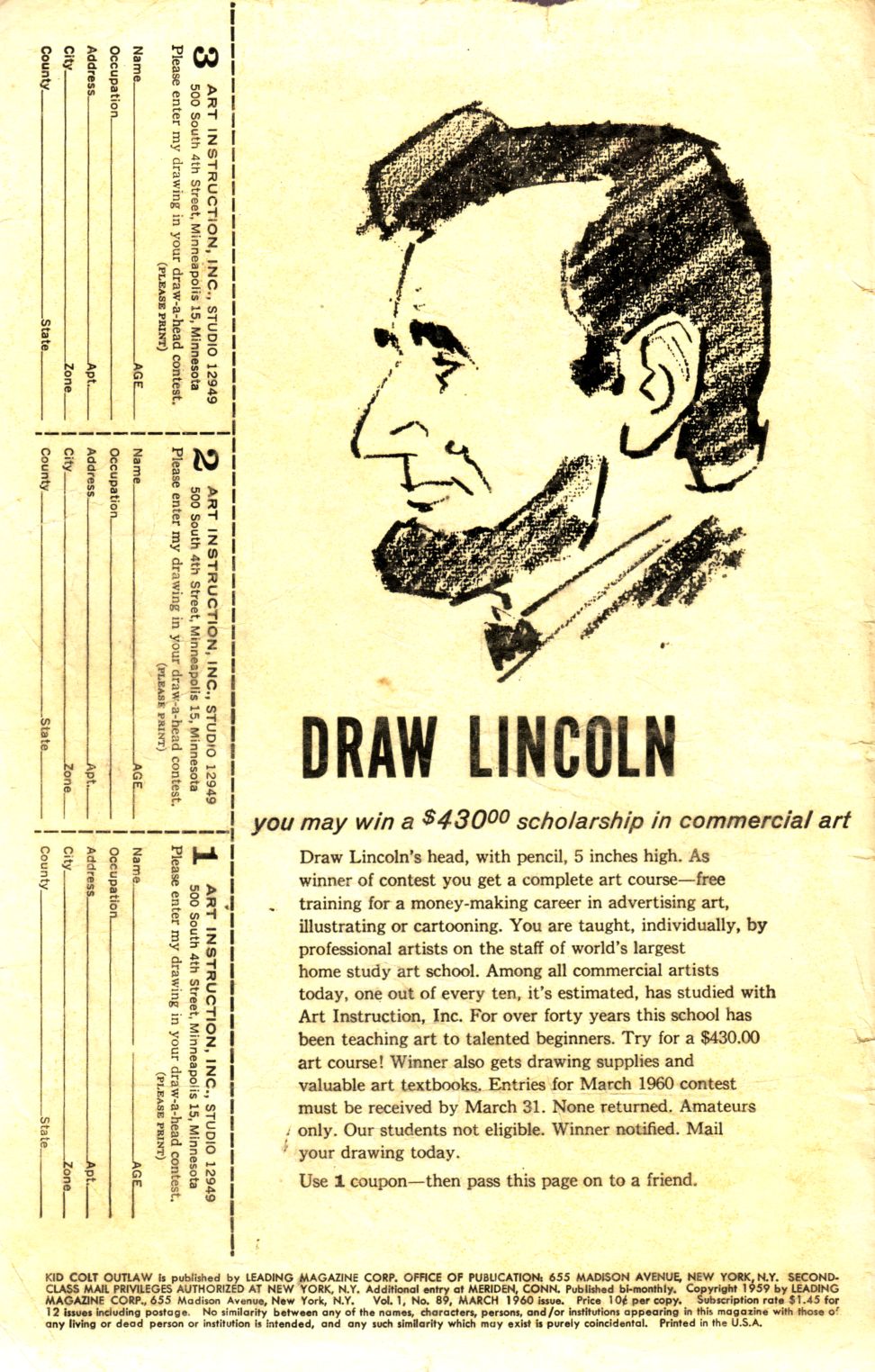 Read online Kid Colt Outlaw comic -  Issue #89 - 2