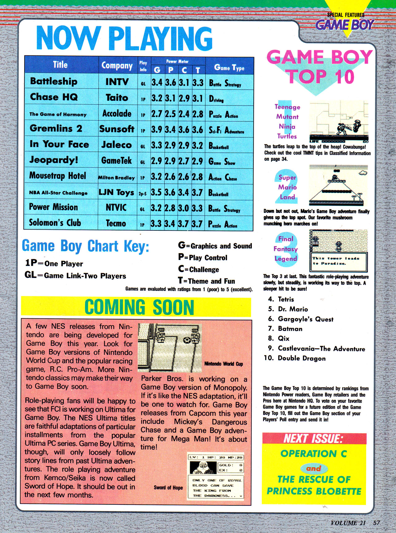 Read online Nintendo Power comic -  Issue #21 - 66