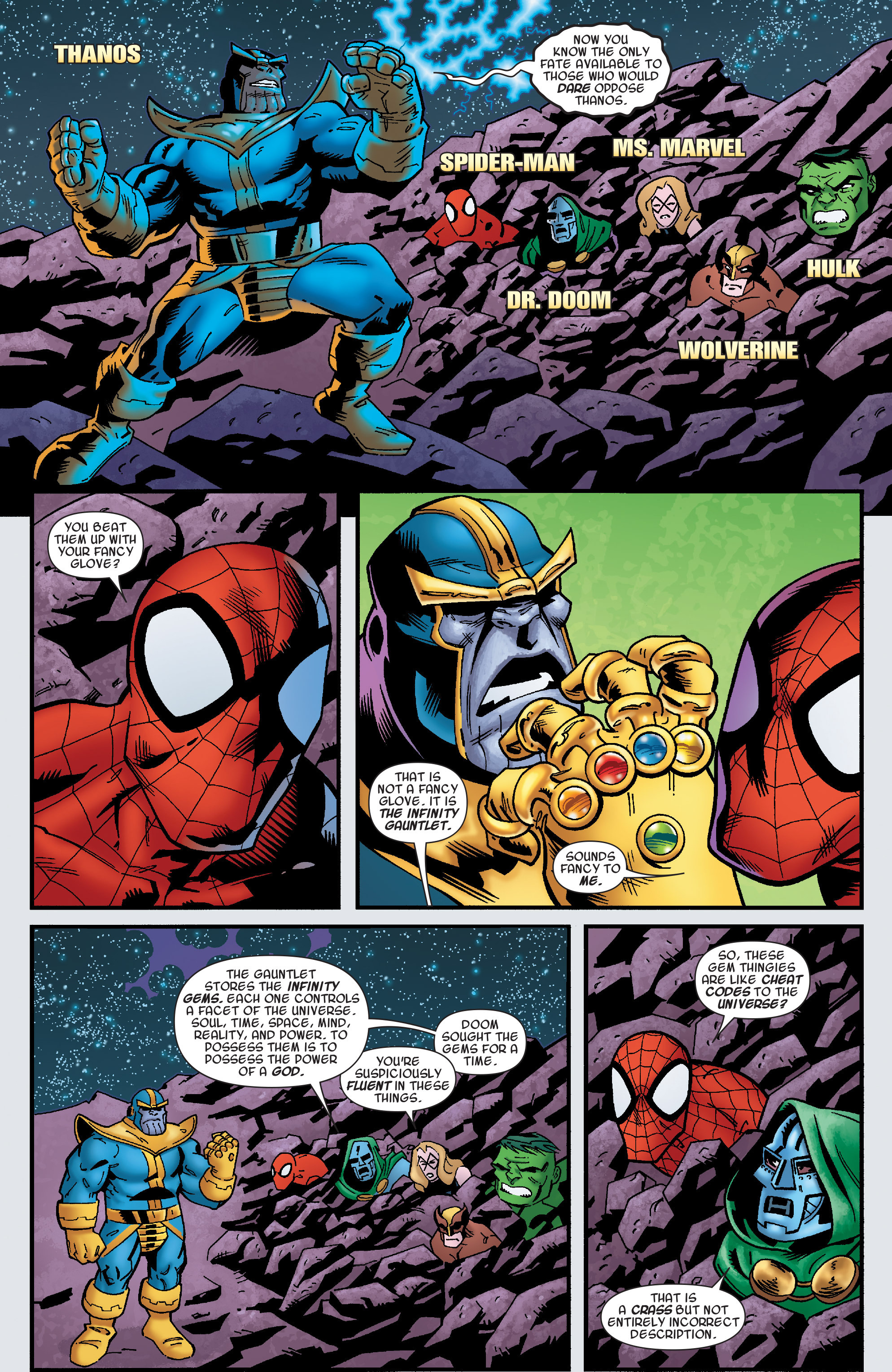 Read online Avengers & the Infinity Gauntlet comic -  Issue #4 - 3