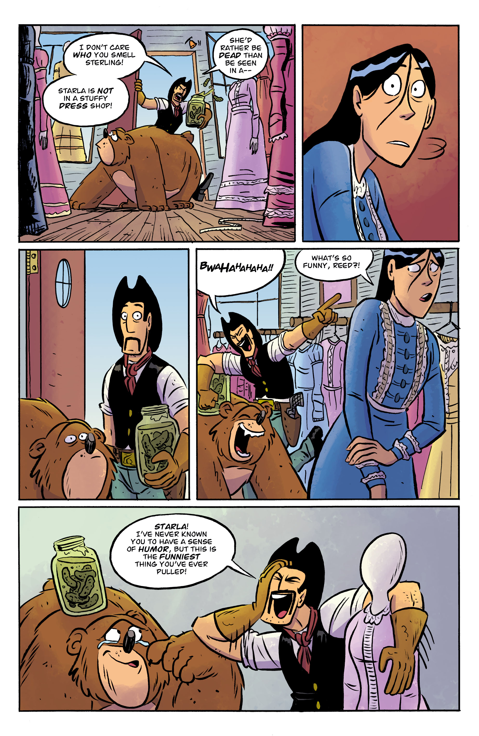Read online Reed Gunther comic -  Issue #8 - 9