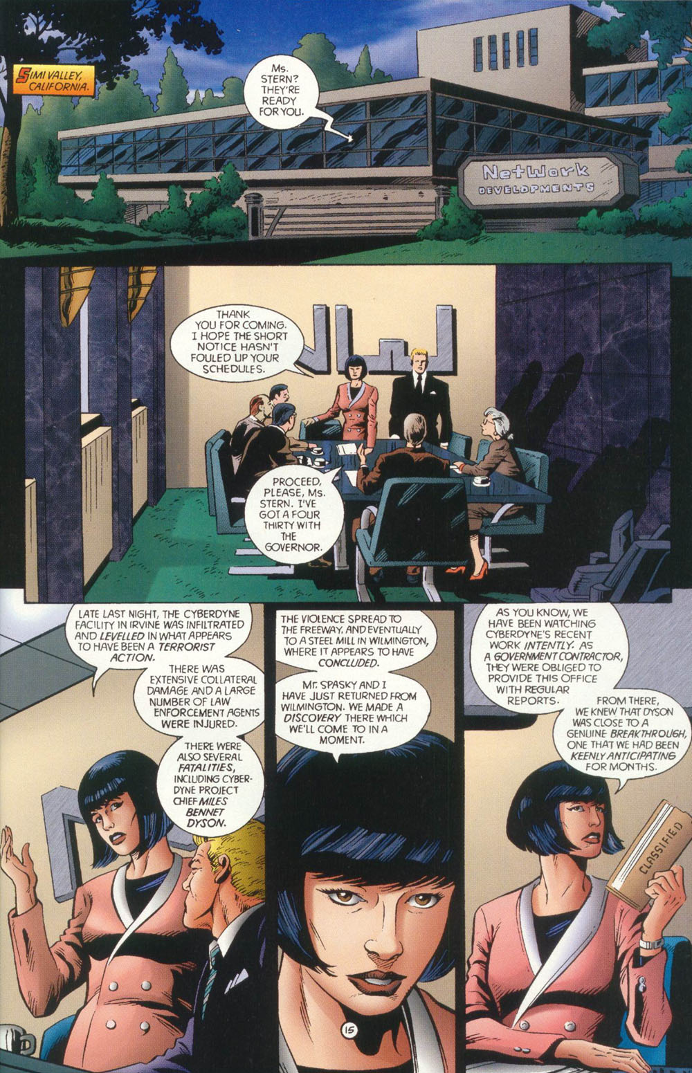 Read online T2: Cybernetic Dawn comic -  Issue #1 - 16